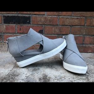 Ccocci Wedge Sneakers-Grey